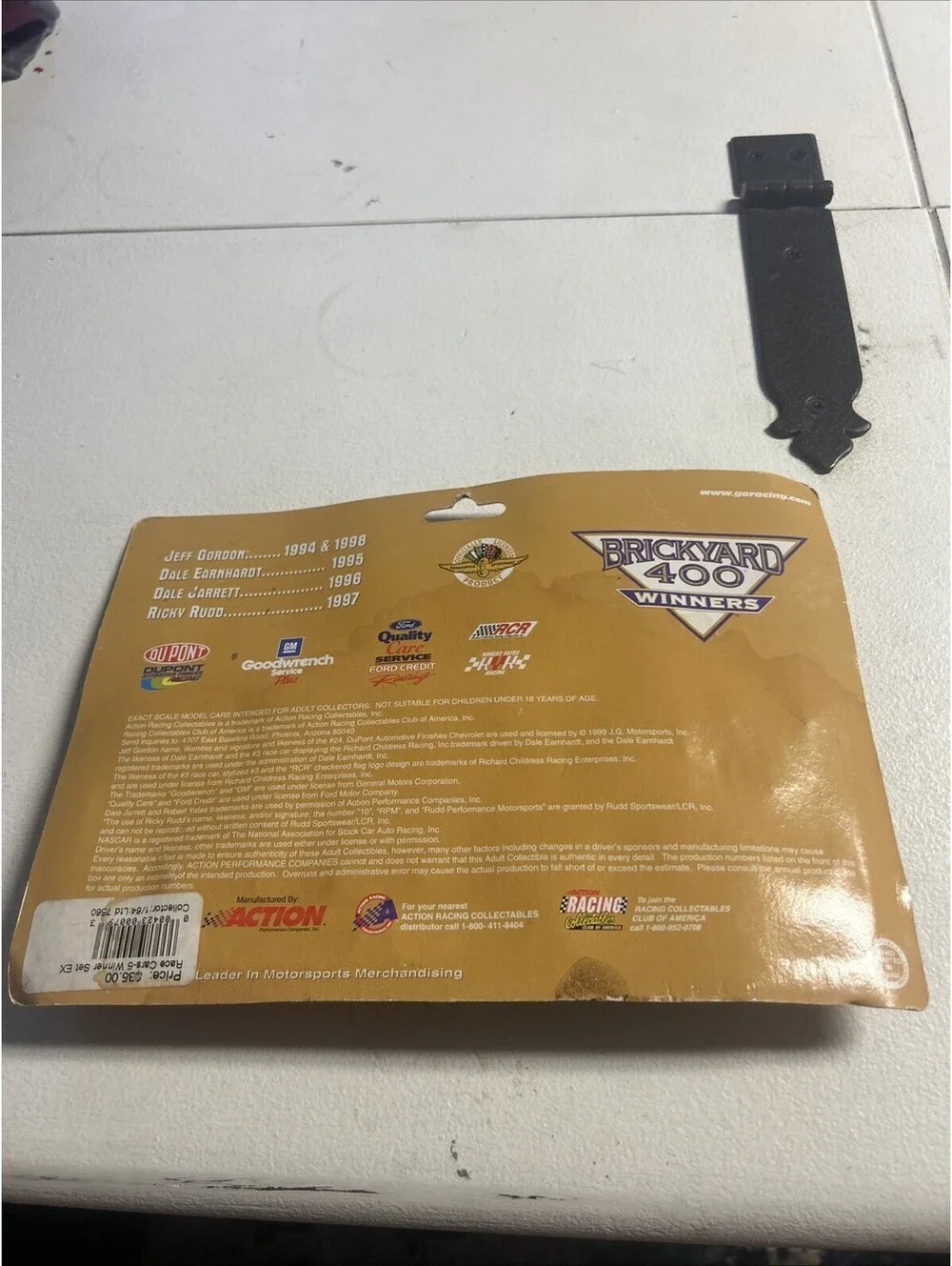 NASCAR Brickyard 400 Winners 5 Piece Set 1994 To 1998 Cars 1:64 Diecast
